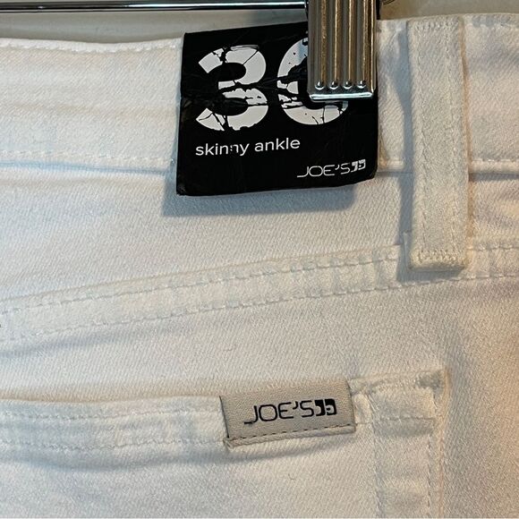 Joe’s Jean Mid Rise Skinny Ankle White Size 30 NWT - Picture 6 of 8